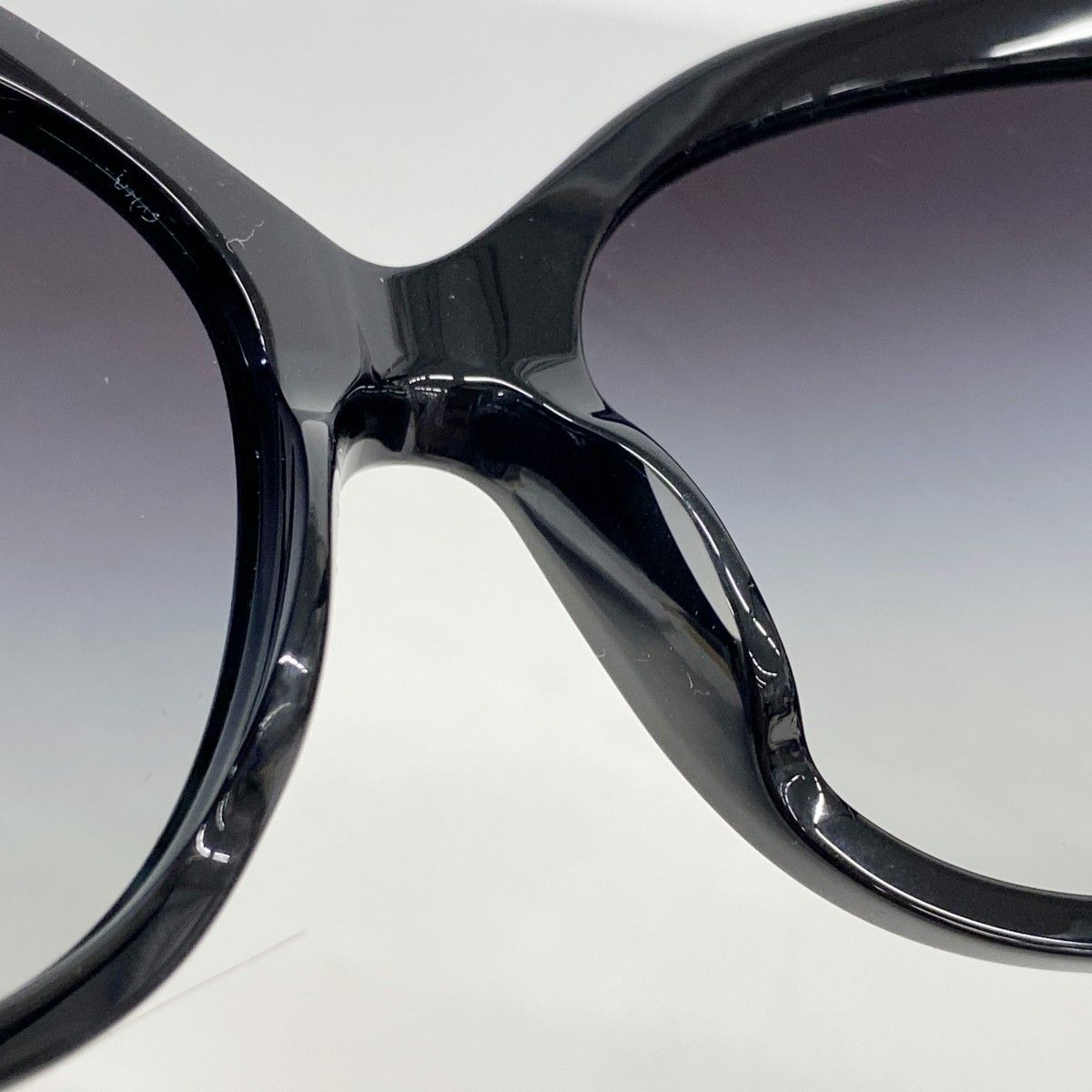 Chanel Sunglasses Acetate Black Silver Eyewear — view 4
