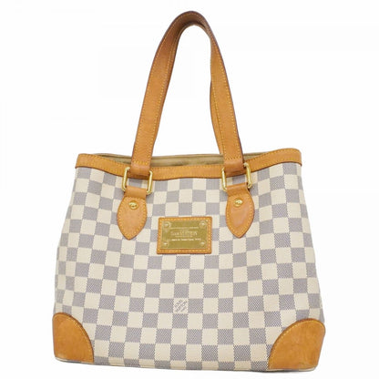 Louis Vuitton Tote Damier Azur Hampstead PM White