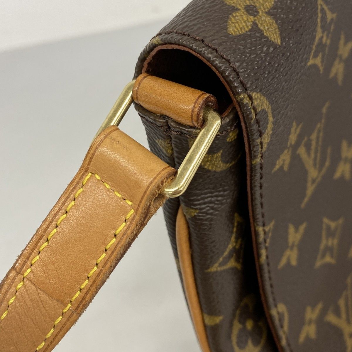 Louis Vuitton Shoulder Bag Monogram Musette Tango Short Strap Brown — view 7