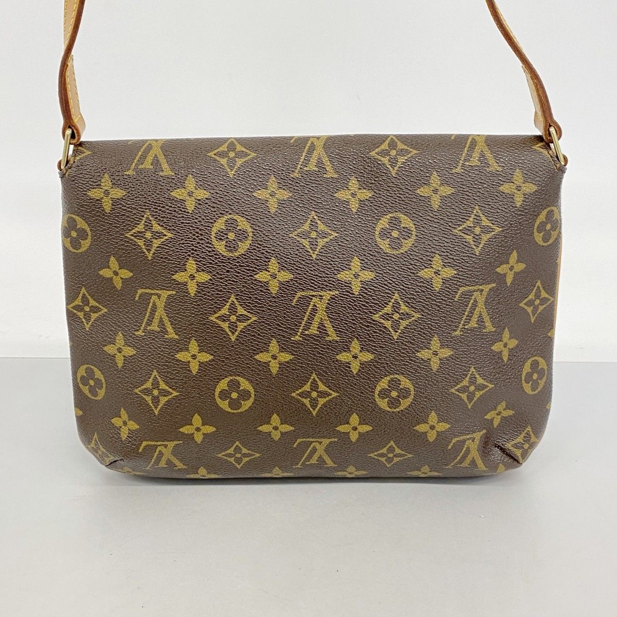 Louis Vuitton Shoulder Bag Monogram Musette Tango Short Strap Brown — view 9