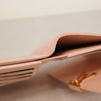 Louis Vuitton Trifold Wallet Taurillon Portefeuille Capucines Compact Rose — view 8