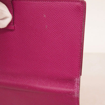 Hermes Wallet Bearn Souffle Veau Epsom Rosepurple Silver — view 6