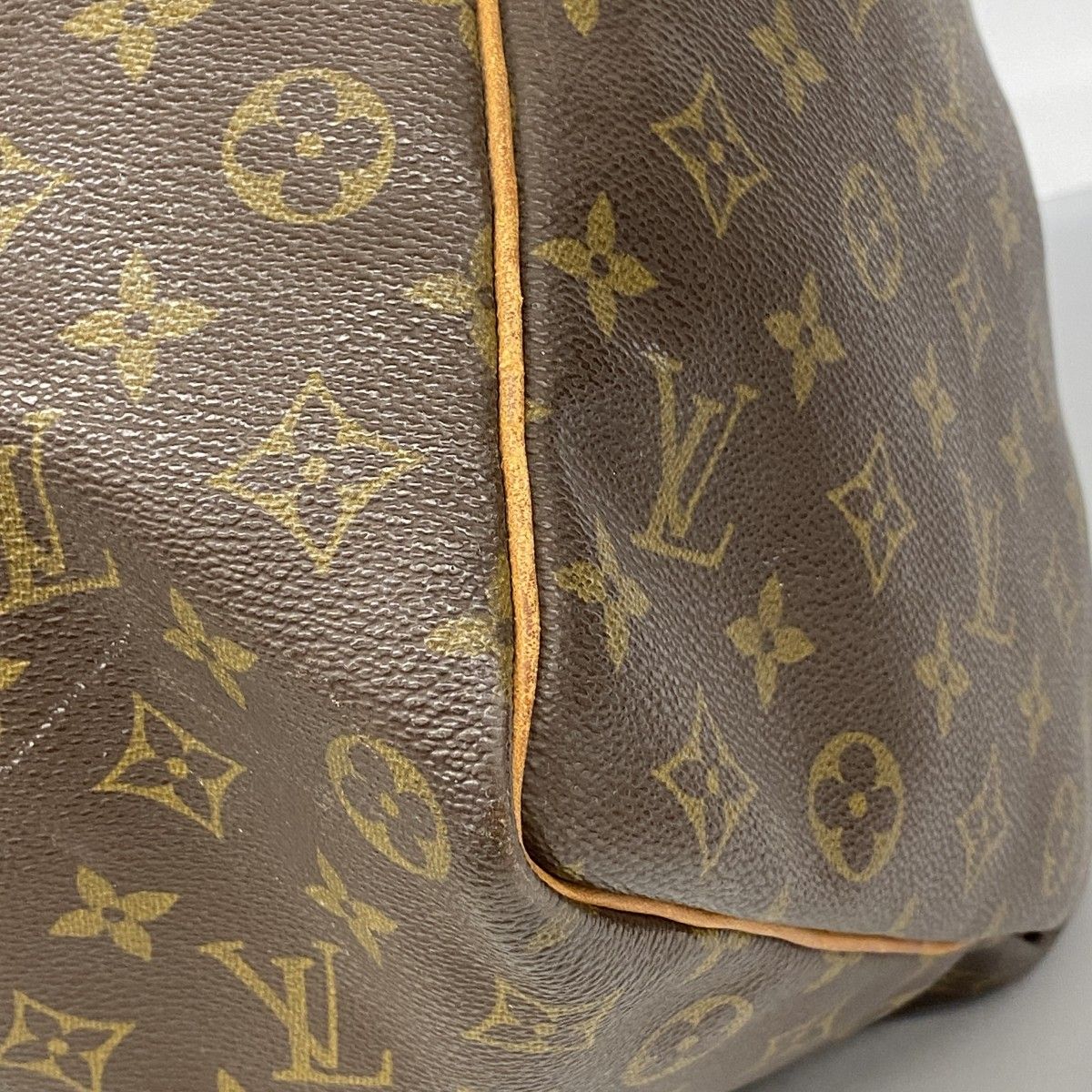 Louis Vuitton Boston Bag Monogram Keepall 50 Brown — view 7