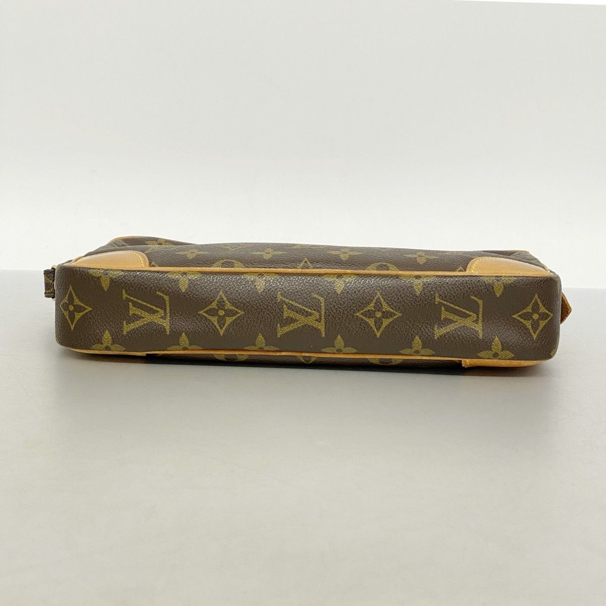 Louis Vuitton Clutch Monogram Marly Dragonne GM Brown — view 3