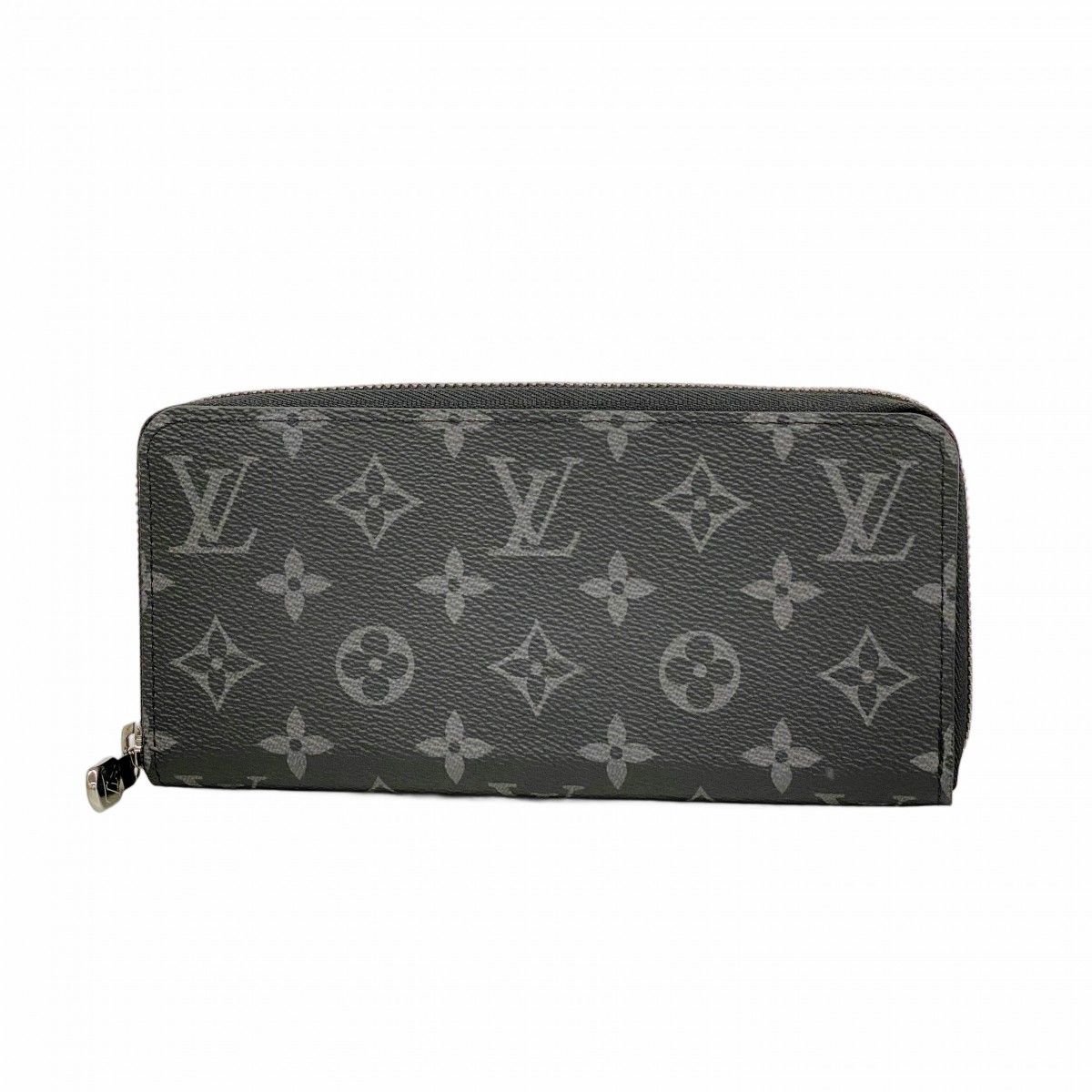 Louis Vuitton Wallet Monogram Eclipse Zippy Horizontal Black