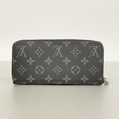 Louis Vuitton Wallet Monogram Eclipse Zippy Horizontal Black — view 5