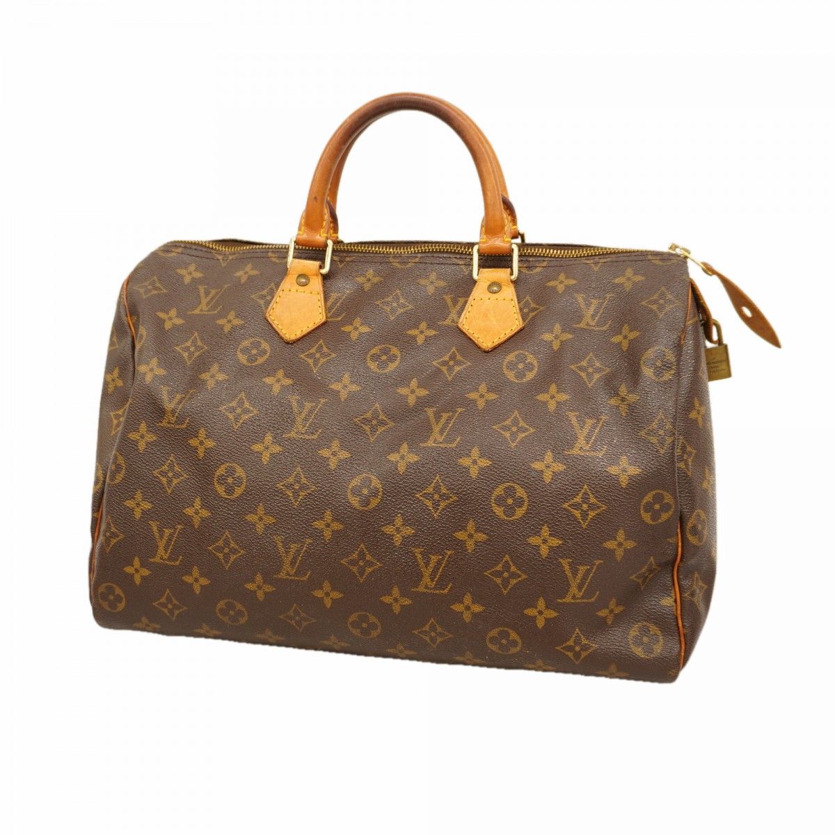 Louis Vuitton Handbag Monogram Speedy 35 Brown