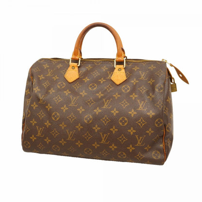 Louis Vuitton Handbag Monogram Speedy 35 Brown