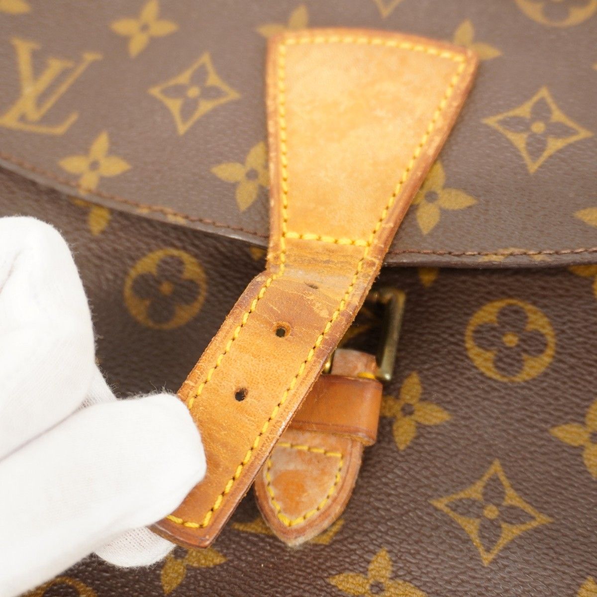 Louis Vuitton Shoulder Bag Monogram Jeune Fille GM Brown — view 9
