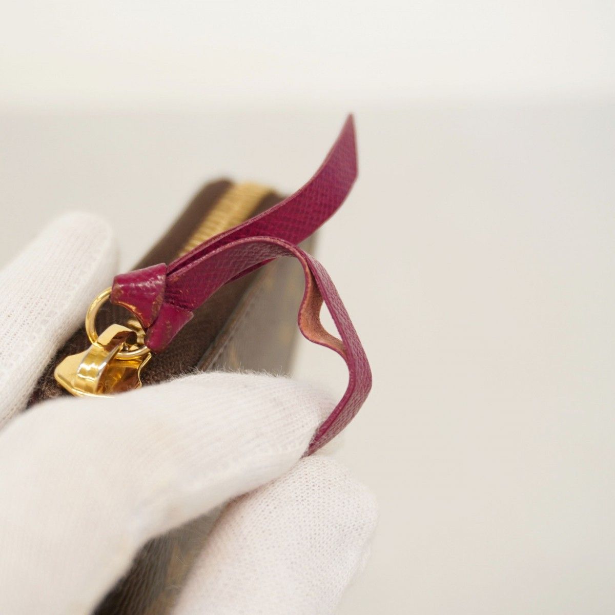 Louis Vuitton Wallet Monogram Portefeuille Clemence Fuchsia — view 7
