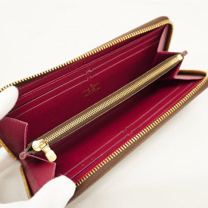 Louis Vuitton Wallet Monogram Portefeuille Clemence Fuchsia — view 4