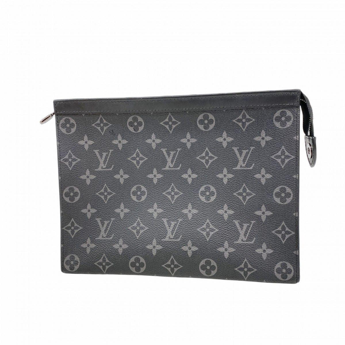 Louis Vuitton Clutch Monogram Eclipse Pochette Voyage Black