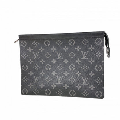 Louis Vuitton Clutch Monogram Eclipse Pochette Voyage Black
