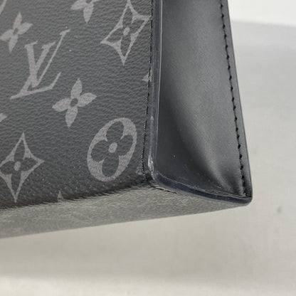 Louis Vuitton Clutch Monogram Eclipse Pochette Voyage Black — view 6