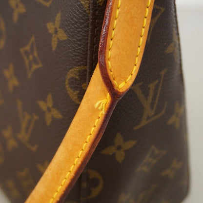 Louis Vuitton Shoulder Bag Monogram Looping Brown — view 6