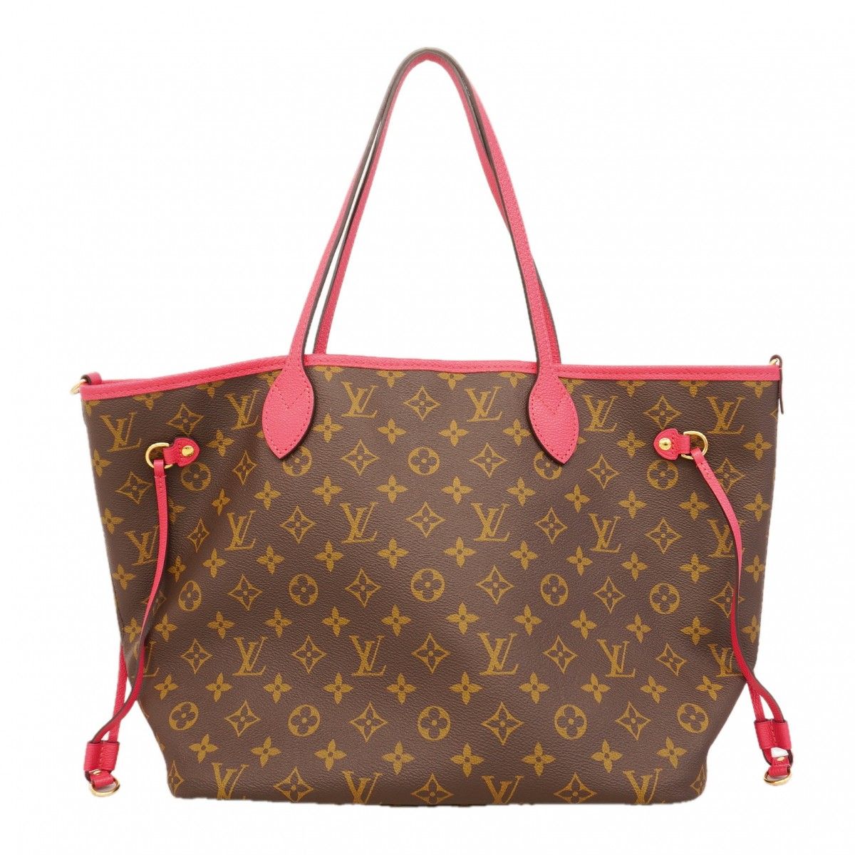 Louis Vuitton Tote Monogram Neverfull Inside Out Pondicherry Pink