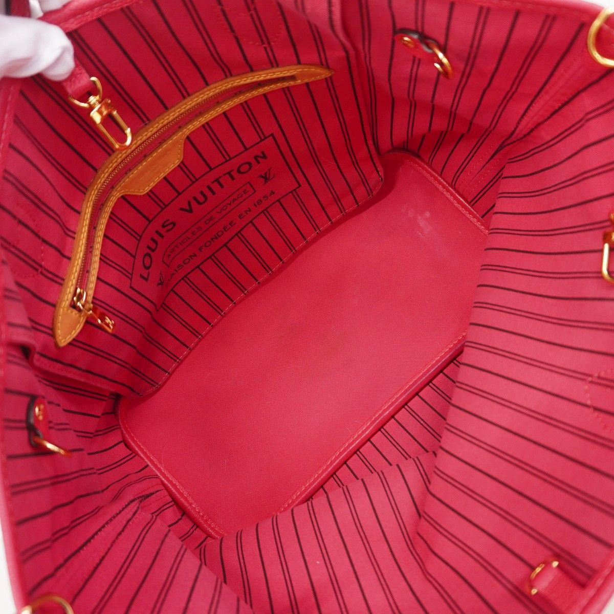 Louis Vuitton Tote Monogram Neverfull Inside Out Pondicherry Pink — view 4