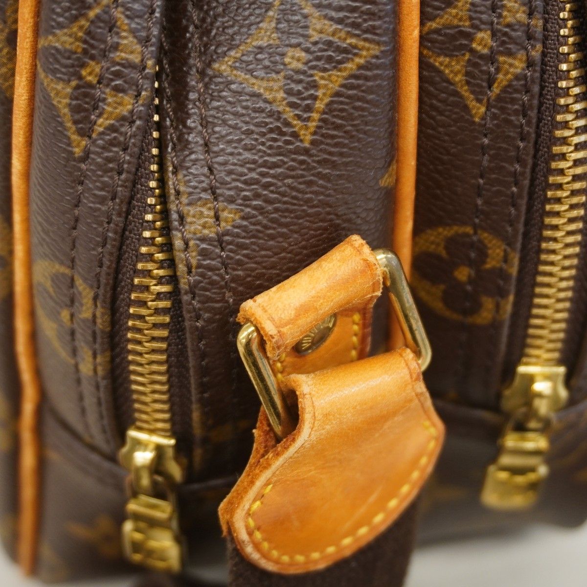 Louis Vuitton Shoulder Bag Monogram Reporter PM Brown — view 8