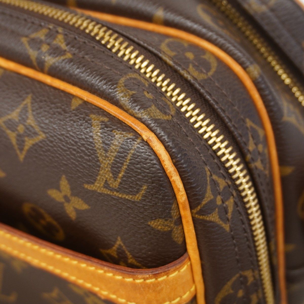 Louis Vuitton Shoulder Bag Monogram Reporter PM Brown — view 6