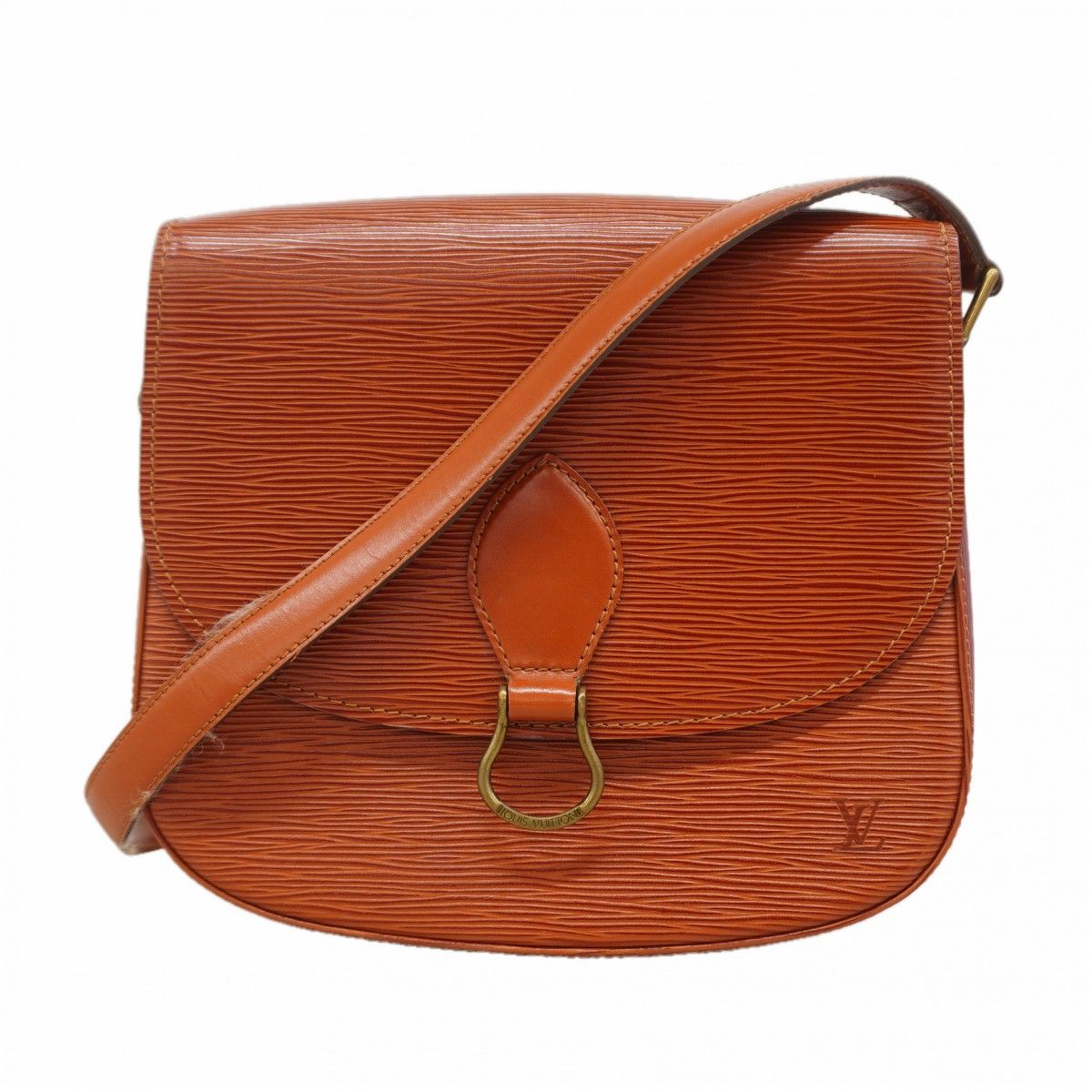 Louis Vuitton Shoulder Bag Epi Saint Cloud Kenya Brown