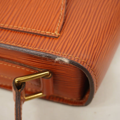 Louis Vuitton Shoulder Bag Epi Saint Cloud Kenya Brown — view 7
