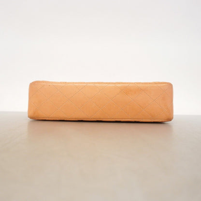 Chanel Handbag Quilted Lambskin Salmon Pink Gold — view 3