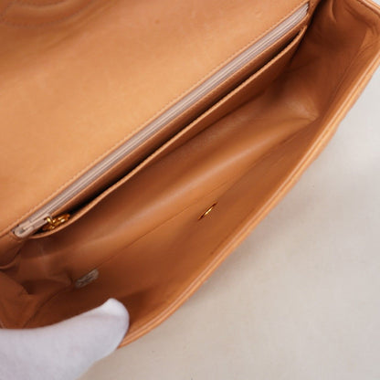 Chanel Handbag Quilted Lambskin Salmon Pink Gold — view 4