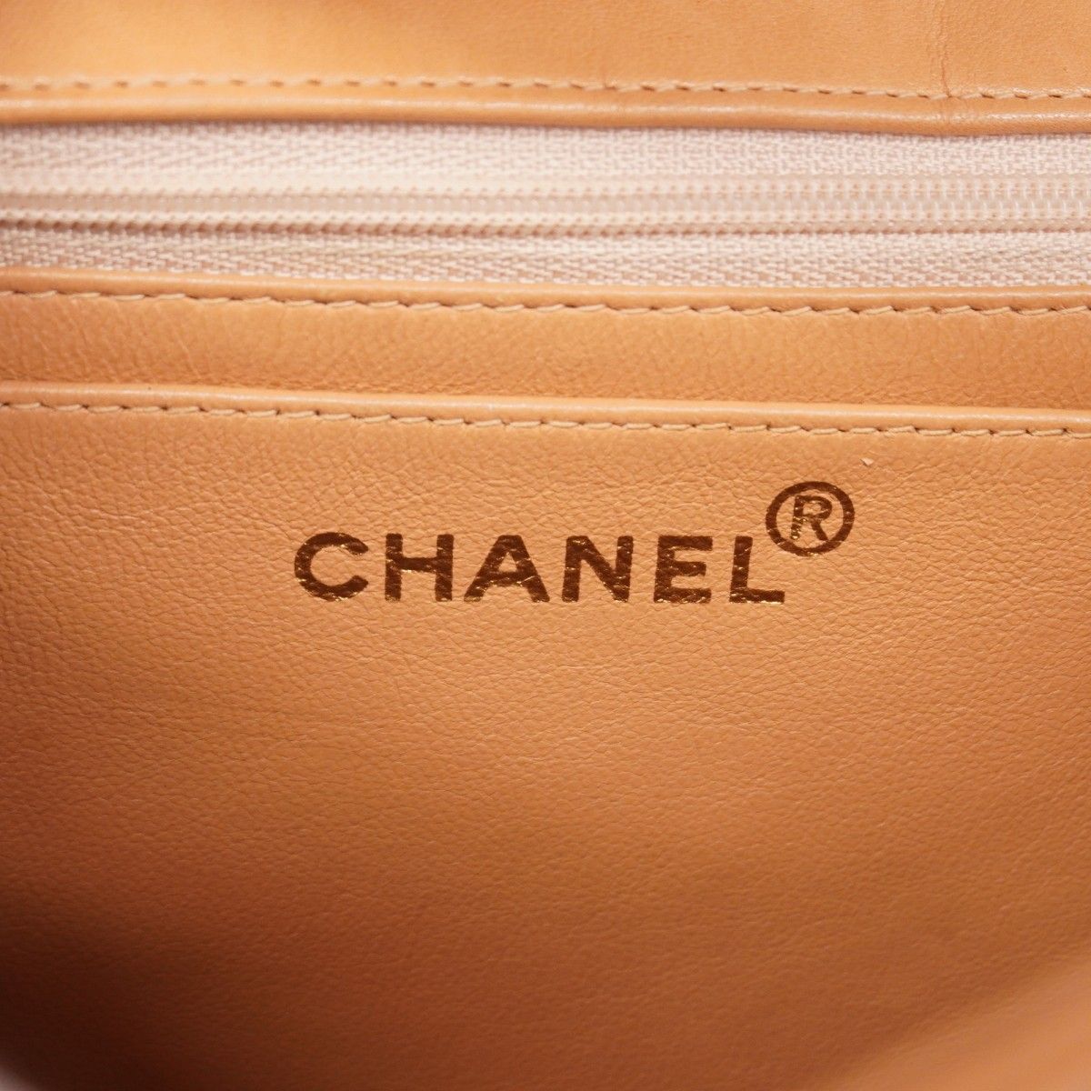 Chanel Handbag Quilted Lambskin Salmon Pink Gold — view 5