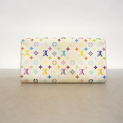Louis Vuitton Wallet Monogram Multicolor Portefeuille Sarah Blanc — view 9