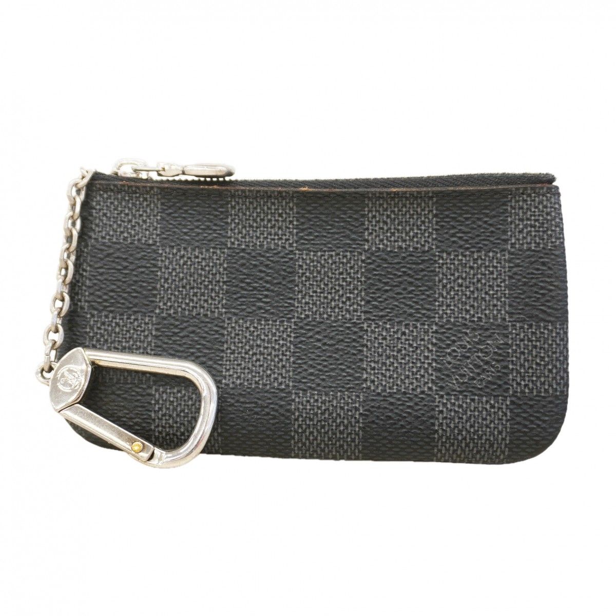 Louis Vuitton Coin Case Damier Graphite Pochette Cles Black