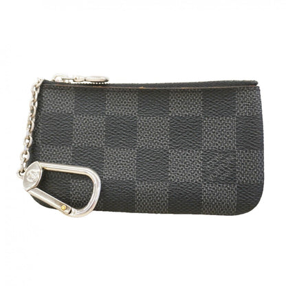 Louis Vuitton Coin Case Damier Graphite Pochette Cles Black