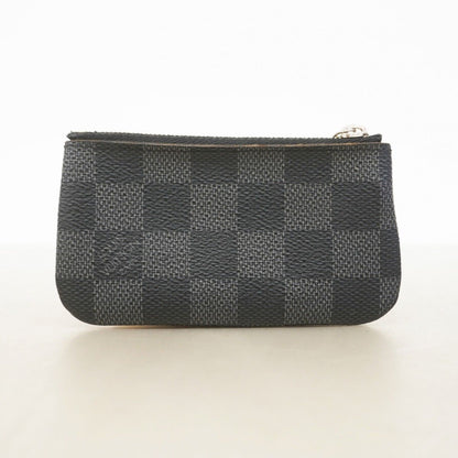 Louis Vuitton Coin Case Damier Graphite Pochette Cles Black — view 8