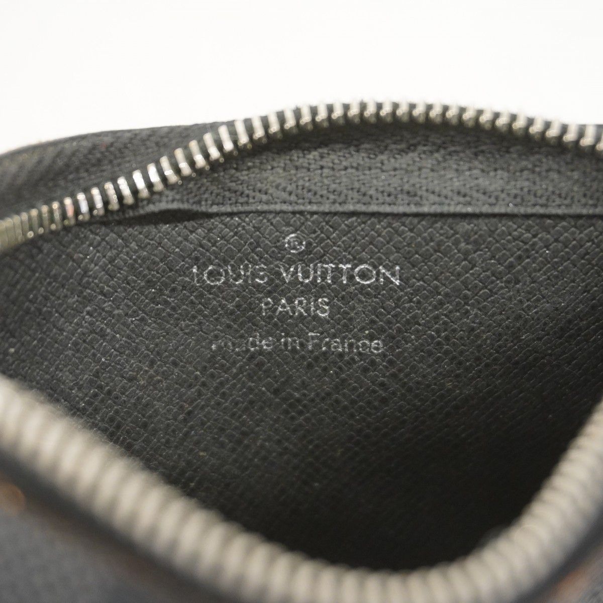 Louis Vuitton Coin Case Damier Graphite Pochette Cles Black — view 4