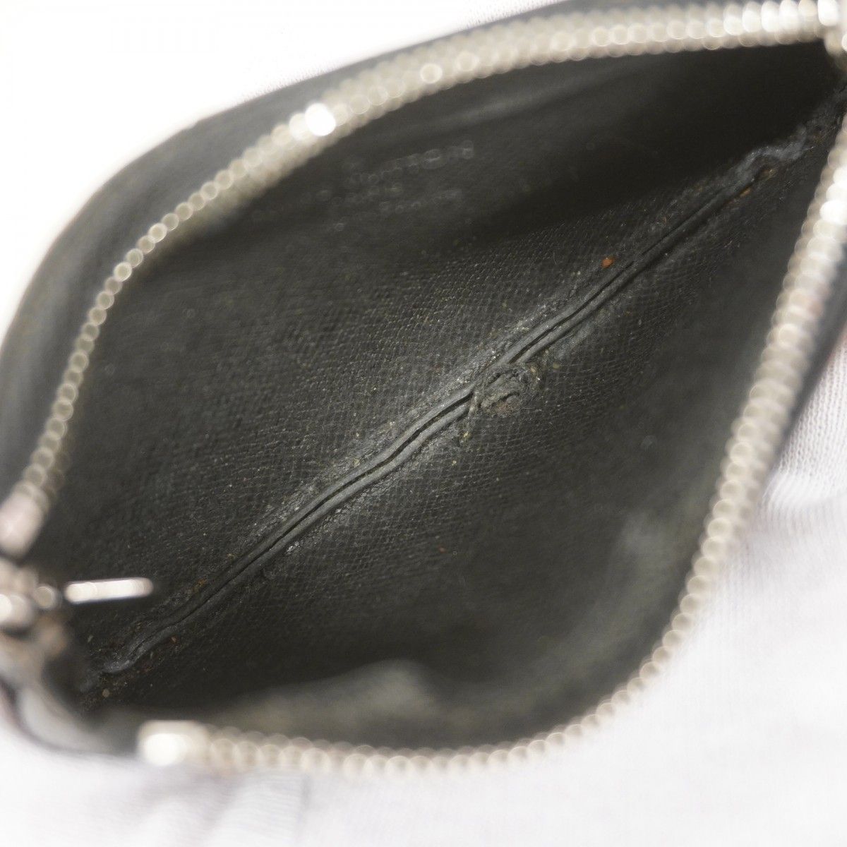 Louis Vuitton Coin Case Damier Graphite Pochette Cles Black — view 3