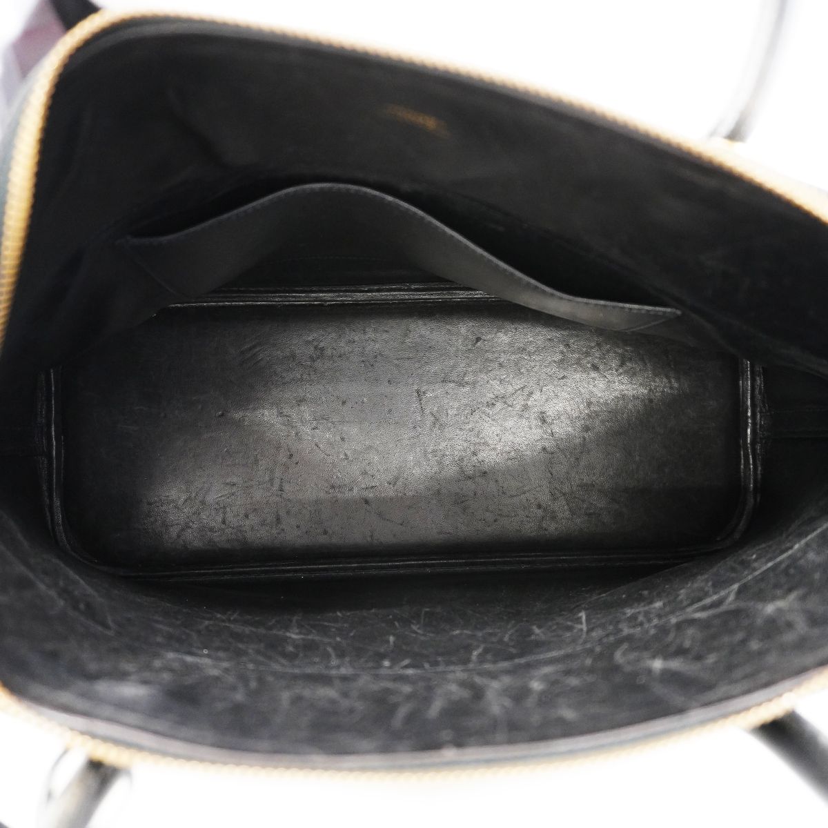 Hermes Handbag Bolide 35 Ardennes Black Gold — view 4