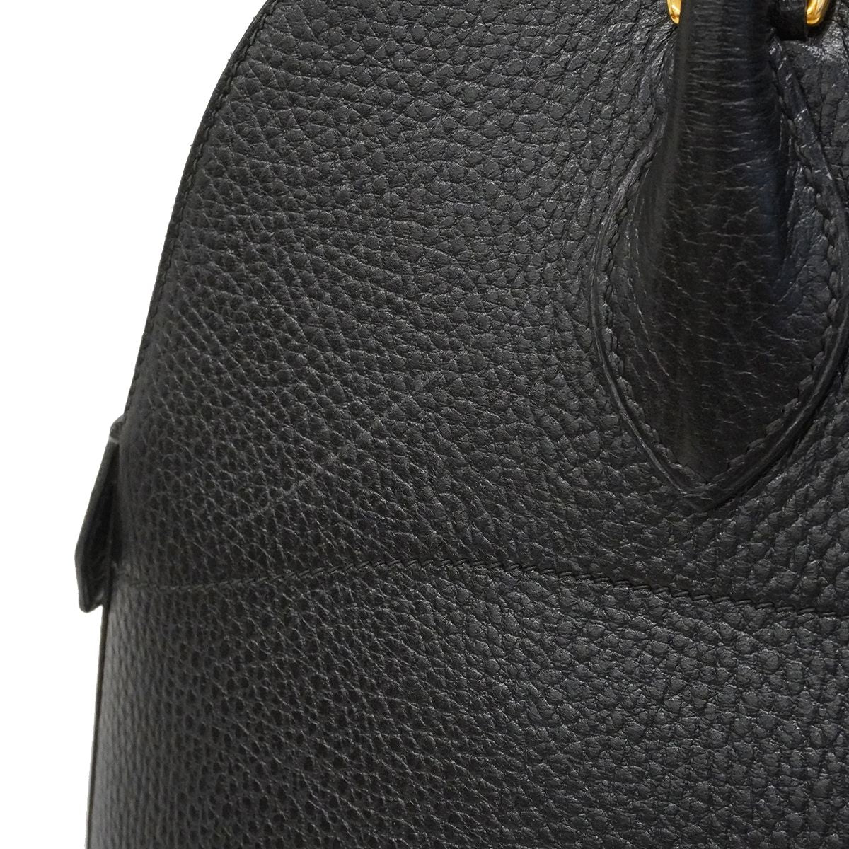 Hermes Handbag Bolide 35 Ardennes Black Gold — view 8