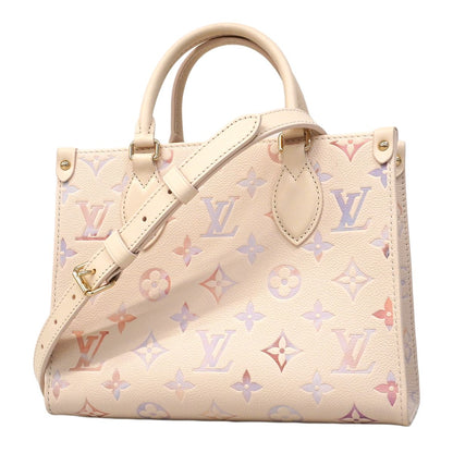 Louis Vuitton Handbag Monogram Empreinte On The Go PM Dream Cream 2-Way