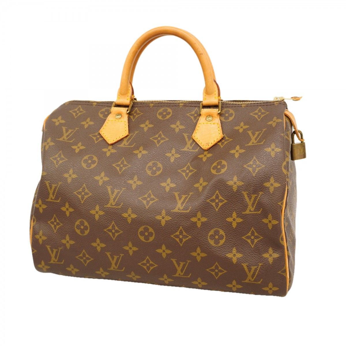 Louis Vuitton Handbag Monogram Speedy 30 Brown