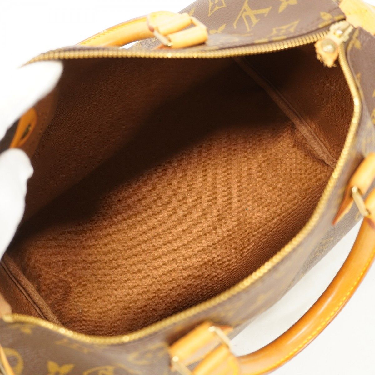 Louis Vuitton Handbag Monogram Speedy 30 Brown — view 4
