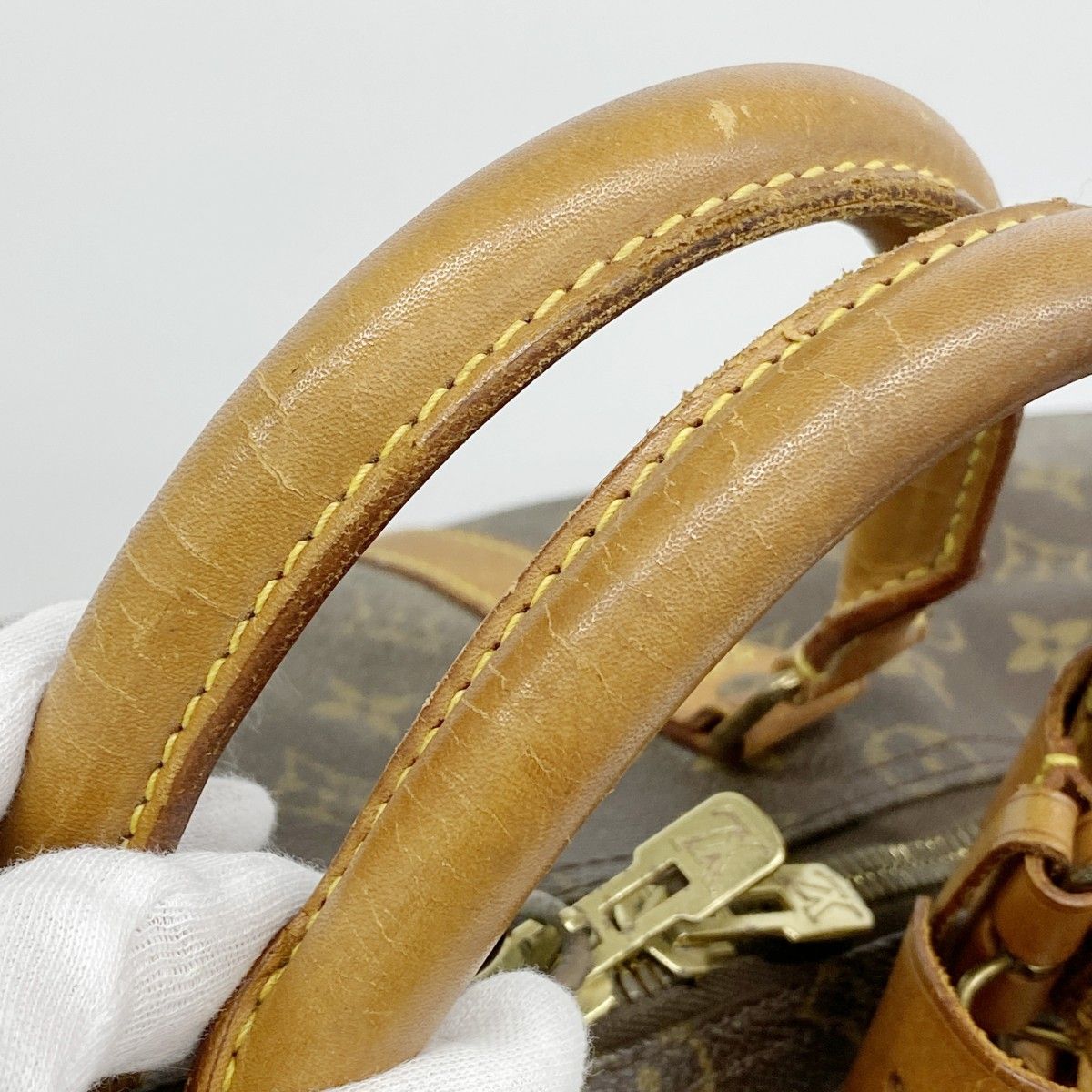 Louis Vuitton Boston Bag Monogram Keepall 50 Brown — view 9