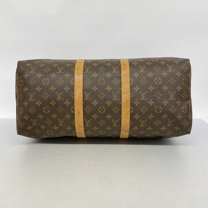 Louis Vuitton Boston Bag Monogram Keepall 50 Brown — view 3