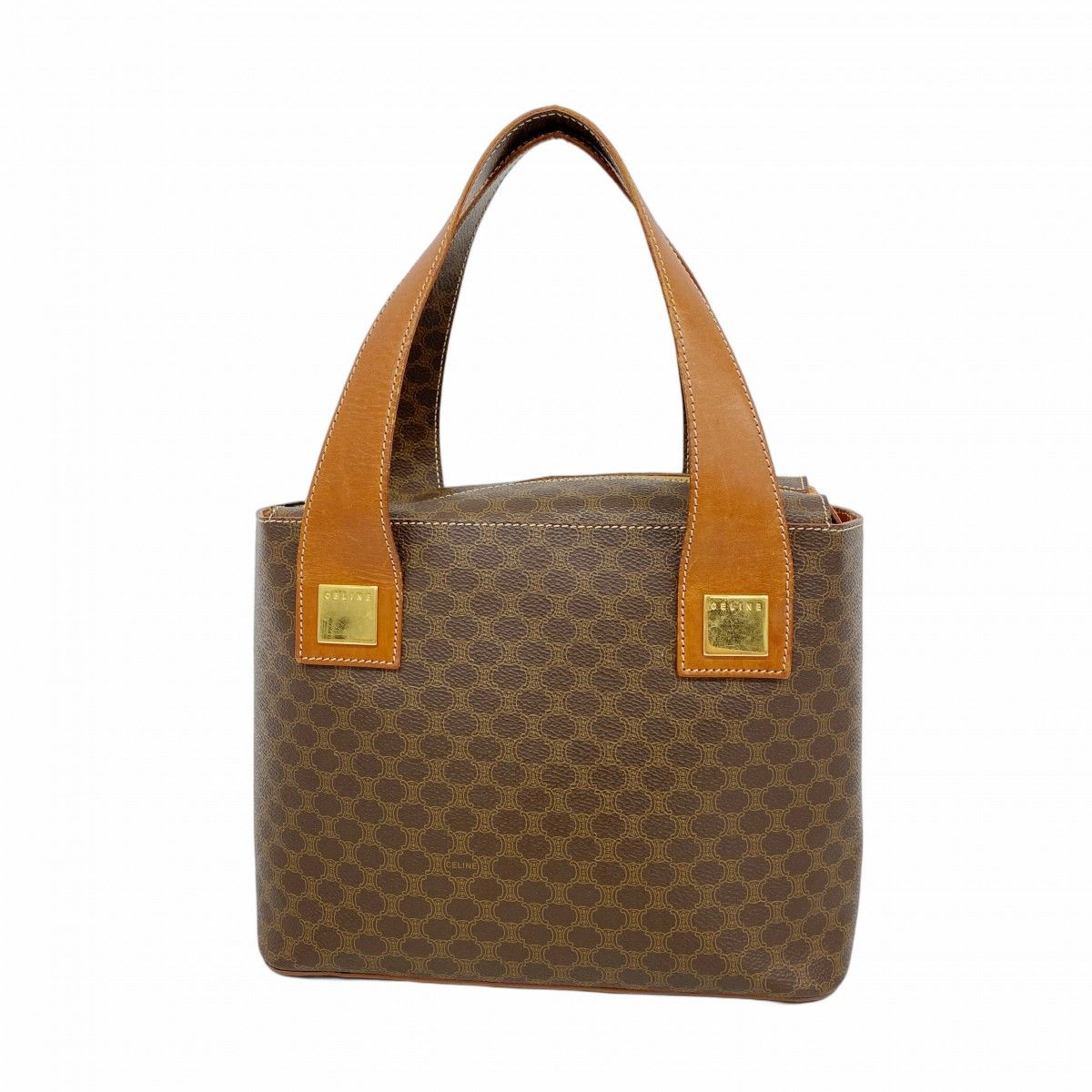 Celine Tote Macadam Brown Gold