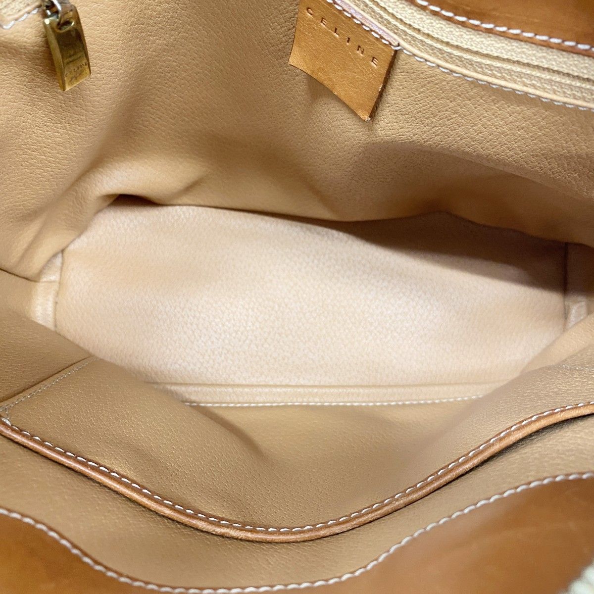 Celine Tote Macadam Brown Gold — view 4