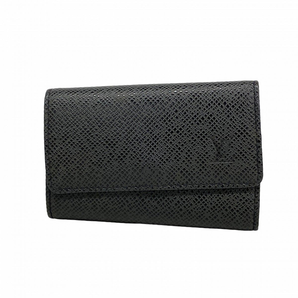Louis Vuitton Key Case Taiga Multicles 6 Ardoise Key Holder