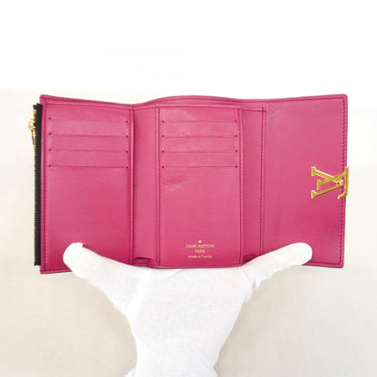 Louis Vuitton Trifold Wallet Taurillon Portefeuille Capucines Compact Noir — view 3
