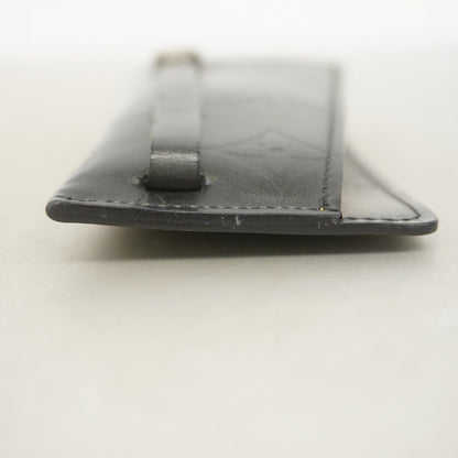 Louis Vuitton Key Case Monogram Matte Clochette PM Noir Key Holder — view 6