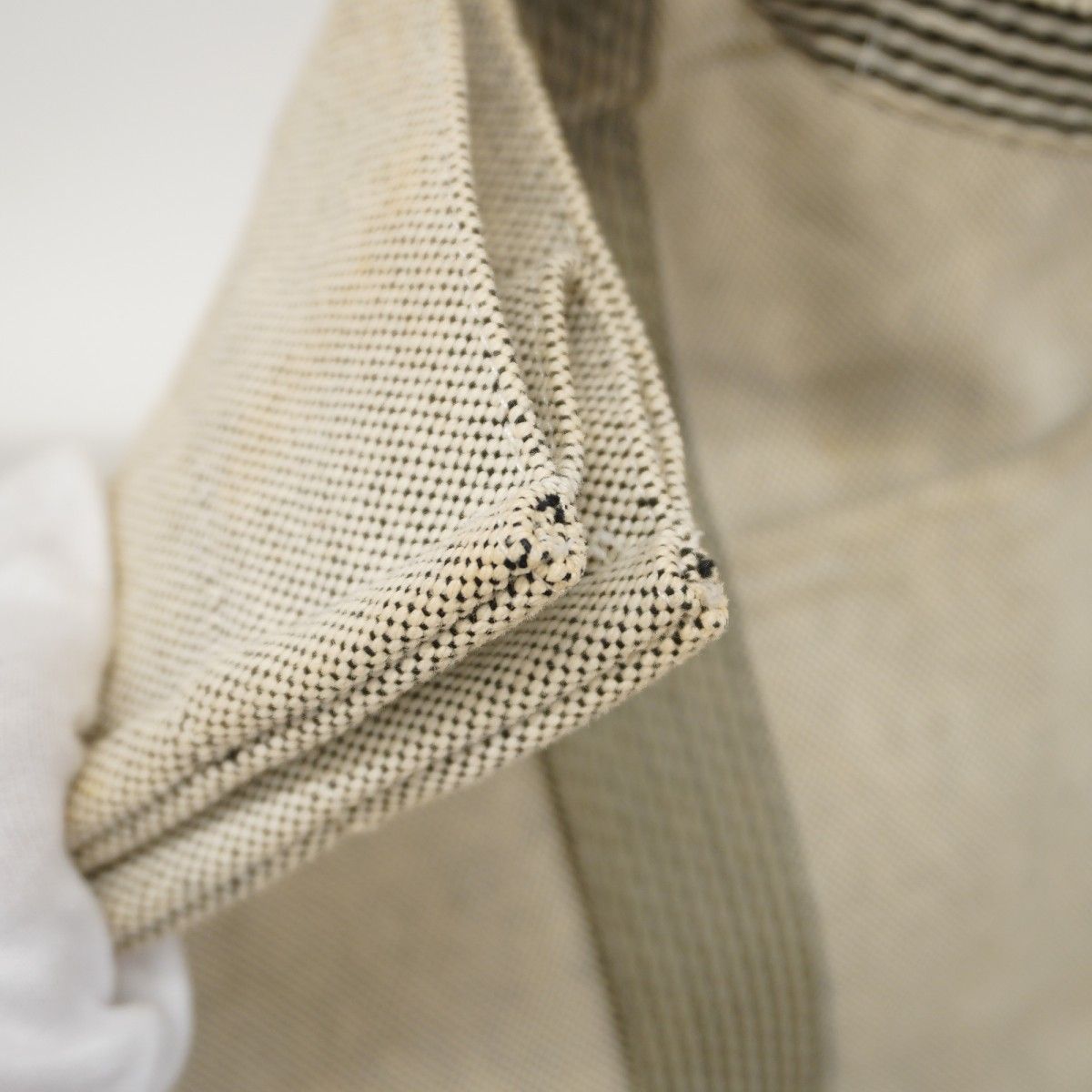 Hermes Tote New Fourre Tout Canvas Gray Silver — view 8
