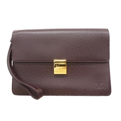 Louis Vuitton Clutch Taiga Selenga Acajou