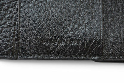 Prada Wallet Trifold Fold Antique Metal Nero Black — view 9