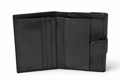 Prada Wallet Trifold Fold Antique Metal Nero Black — view 7
